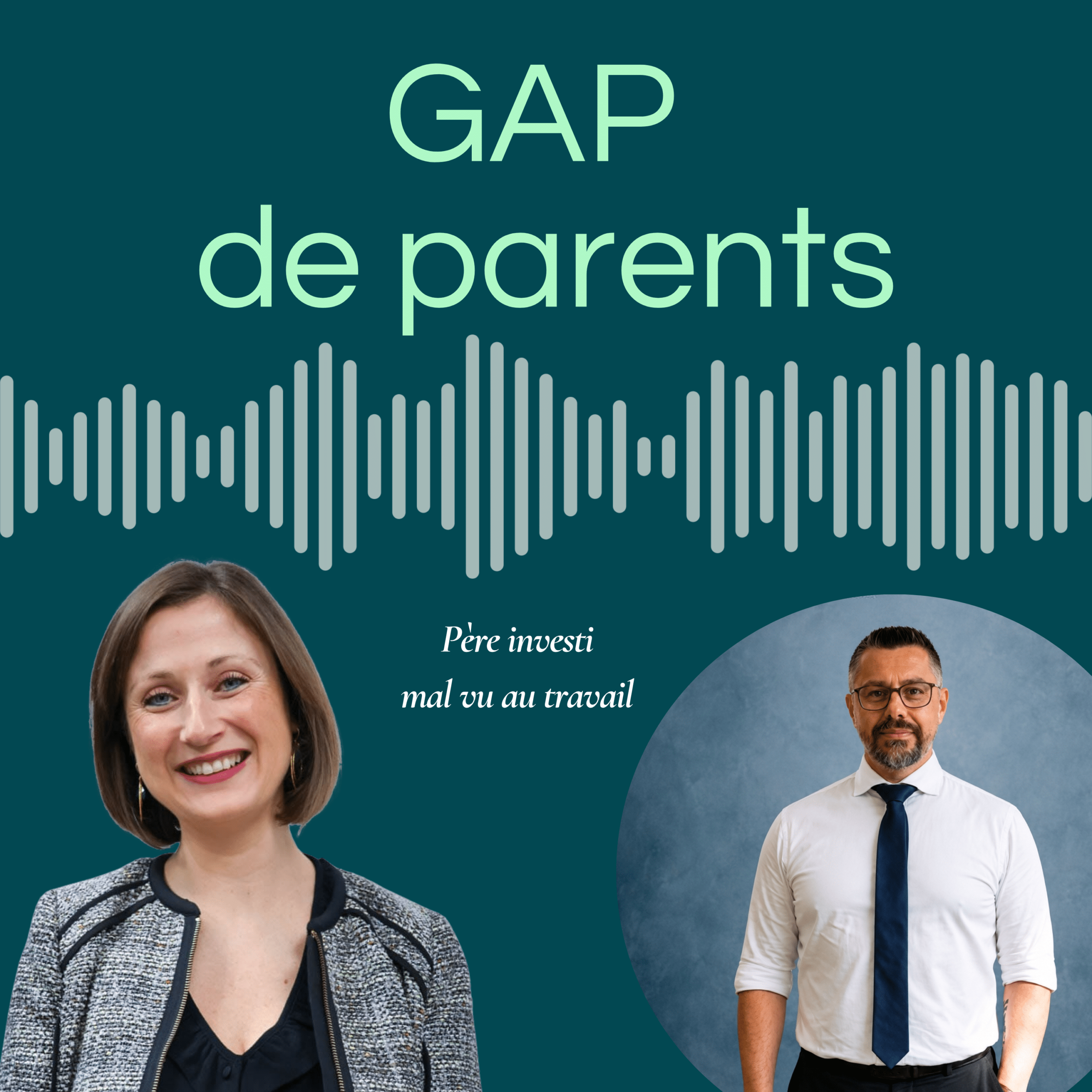 Sophie Litt et Dimitri au micro du podcast Gap de parents
